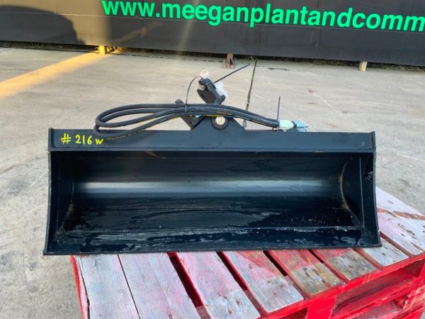 40" TILTING FINISHING BUCKET....25mm PINS...216w. 322294143