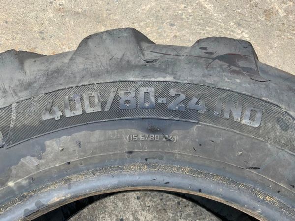 PART WORN 24" TELEPORTER TYRES.........244. 323610664