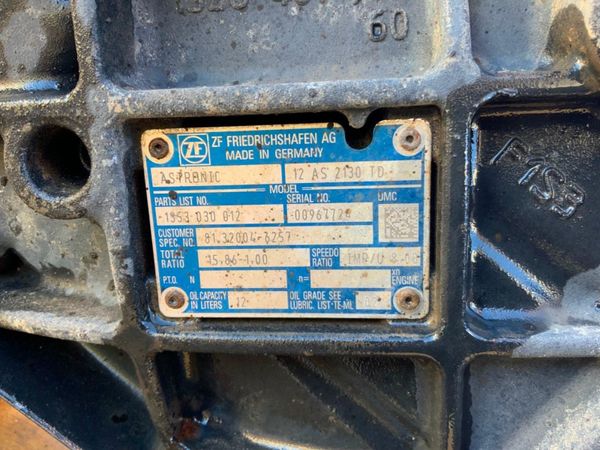 MAN TGS 2130 TD Automatic Gearbox. 334023939