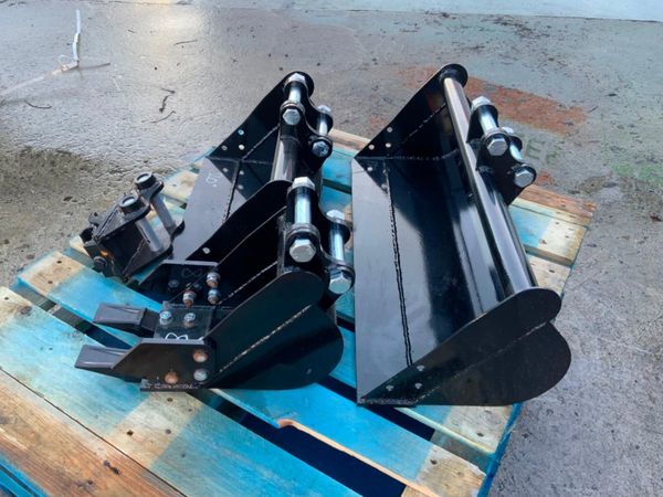 MICRO DIGGER BUCKETS & Q/HITCH.....25mm PINS. 336179587