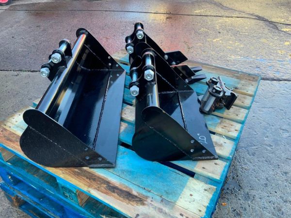 MICRO DIGGER BUCKETS & Q/HITCH.....25mm PINS. 336179591