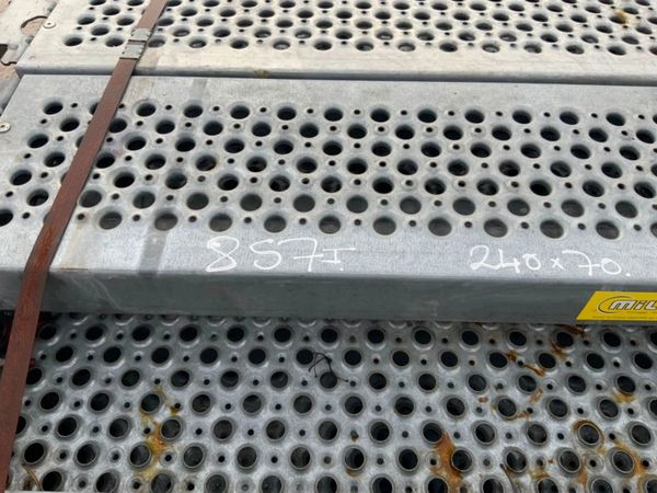 'MILLS' GALVANISED STAGING  BOARDS....857. 339402174
