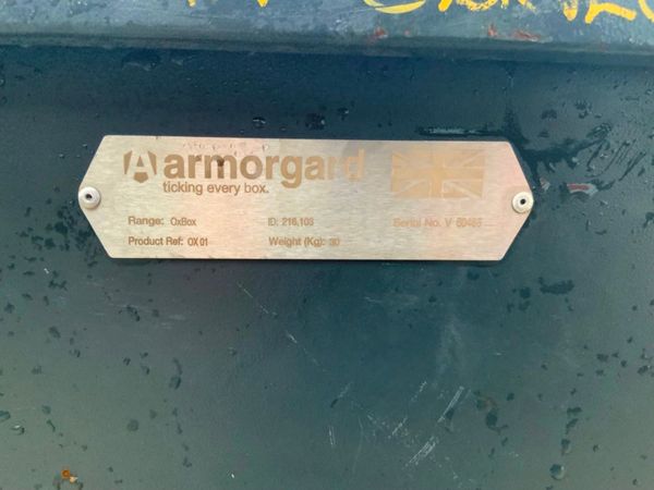 ARMORGARD STEEL STORAGE LOCK BOX....785. 333731962