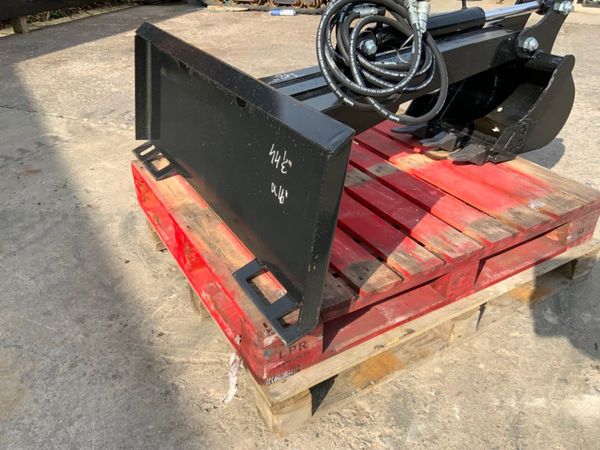 SKID STEER BACK ACTOR ATTACHMENT........166w. 344163834