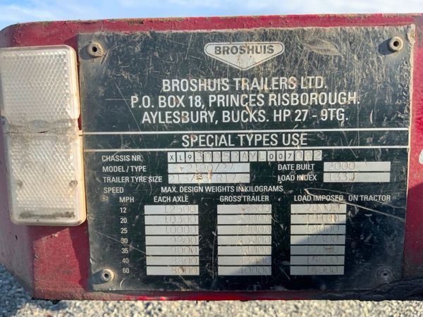 Trailer Trailer Broshuis Extending Low Loader 344173176