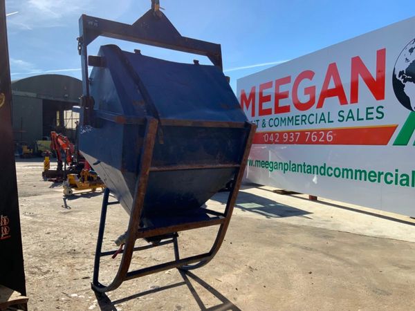 SITE CRANE / HIAB CONCRETE GROUT SKIP....4250. 344800999