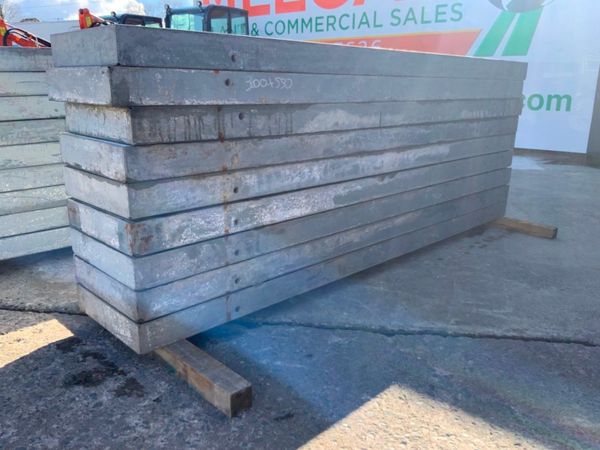 3.0mts x 550mm MEVA SHUTTERING PANS.........995t 346220783