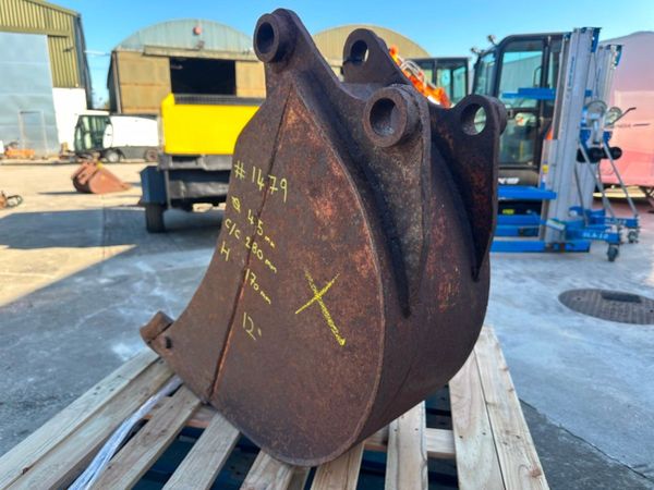 12" DIGGING BUCKET ... 45MM ... 1479 347246961