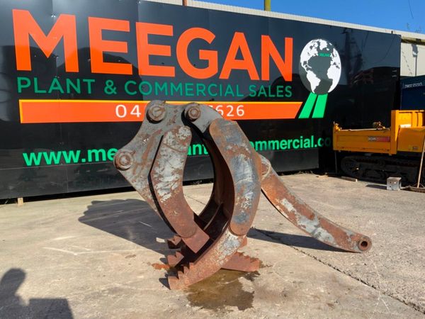 FIVE TYNE MANUAL GRAPPLE.......80mm PINS....1395. 347360169