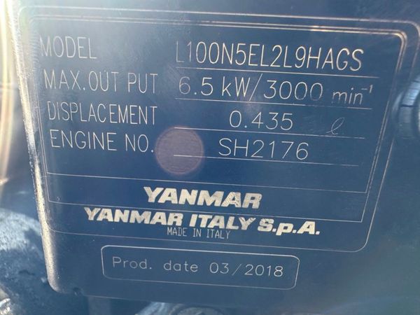 2018 GENERATOR GENSET... 6 KVA ...874 HRS..713T 347721421