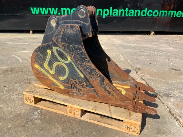 18" RHINOX XP DIGGING BUCKET.....60mm PINS...1596. 347911610