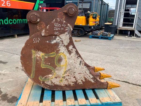 24" DIGGING BUCKET...    65mm PINS...   159v. 348697298