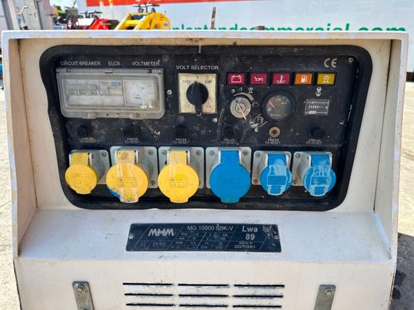 2018 MHM ... 10 KVA GENERATOR .....747T.. 348851321