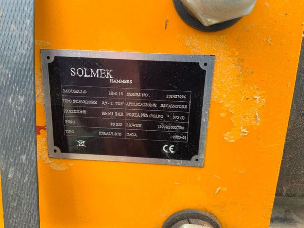 25mm.... SOLMEK Hm150 HAMMER BREAKER...1737. 348974435