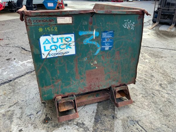 1200lts CONQUIP AUTOLOCK TIPPING SKIP.....1568k 349639545