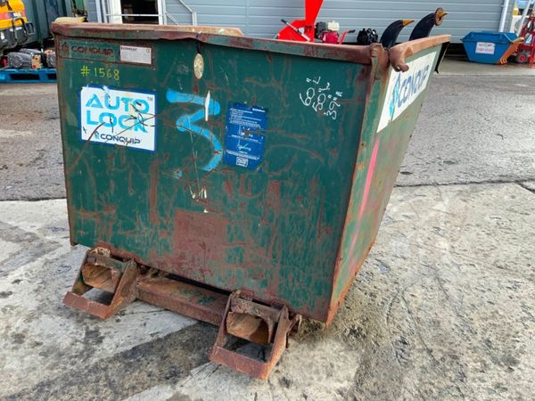 1200lts CONQUIP AUTOLOCK TIPPING SKIP.....1568k 349639543