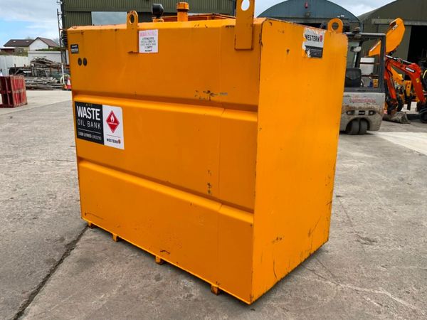 1100 ltr WESTERN WASTE OIL BUNDED  TANK....718k. 349792181