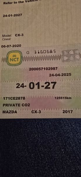 Mazda CX-3 2017. Nct 01-2027 349927120