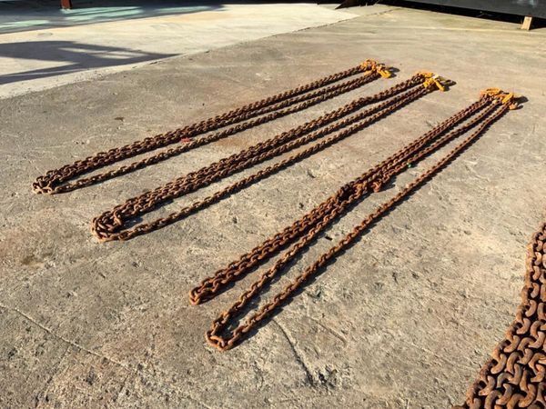 6.0mts x 10mm TWO LEG LIFTING CHAINS......1060. 342552937