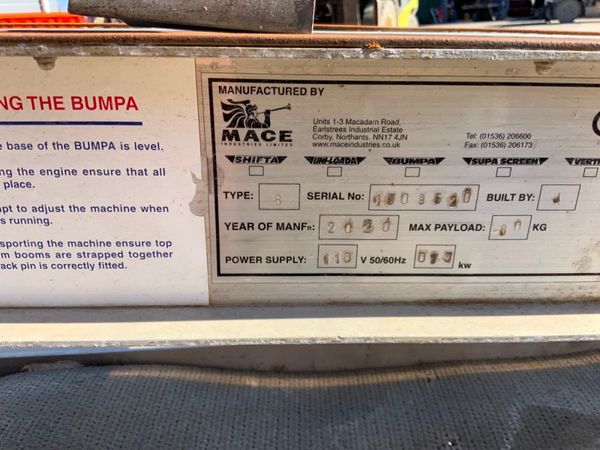 BUMPA MATERIAL LIFT / ELEVATORS.......1035t. 342581928