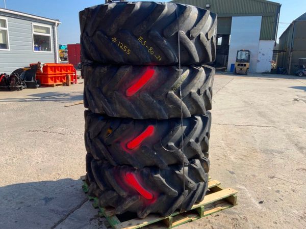 15.5/80/24 JCB TELEPORTER TYRES.........1255. 343955666
