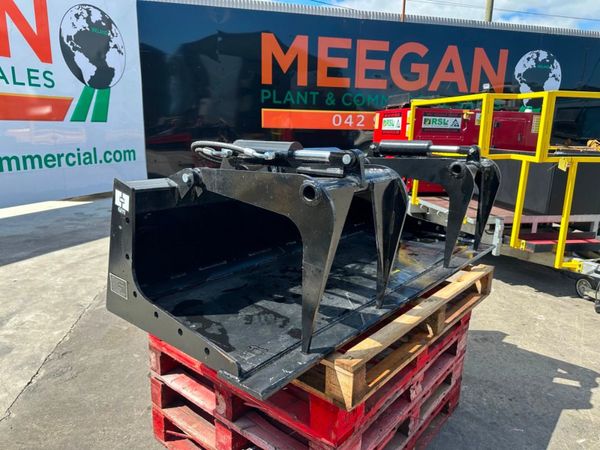 NEW..73" BOBCAT SKIDSTEER GRAB BUCKET..296W 354206789
