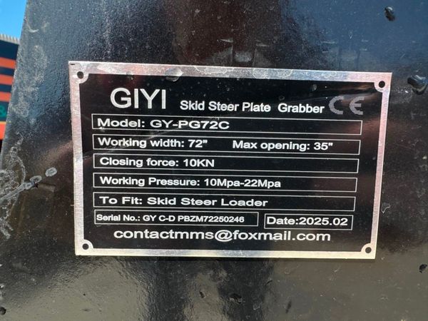 NEW..73" BOBCAT SKIDSTEER GRAB BUCKET..296W 354206792
