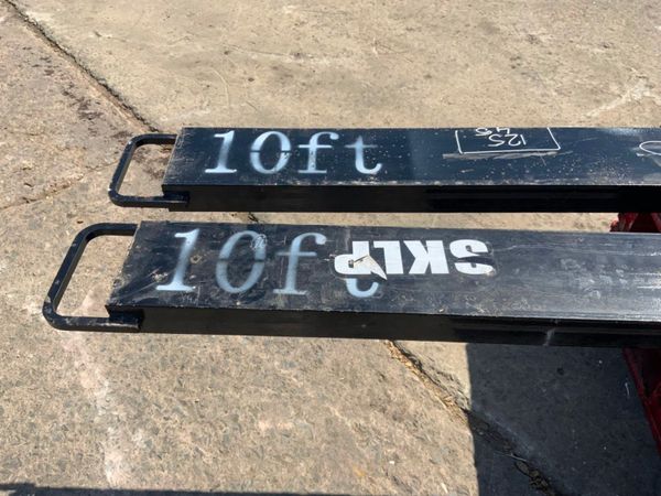 10ft FORK LIFT EXTENSION FORKS.....353w. 354203698