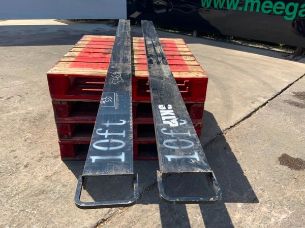 10ft FORK LIFT EXTENSION FORKS.....353w. 354203701