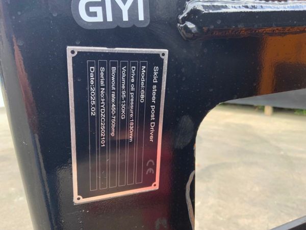 UNUSED SKID STEER HAMMER / POST DRIVER....376w. 354342810