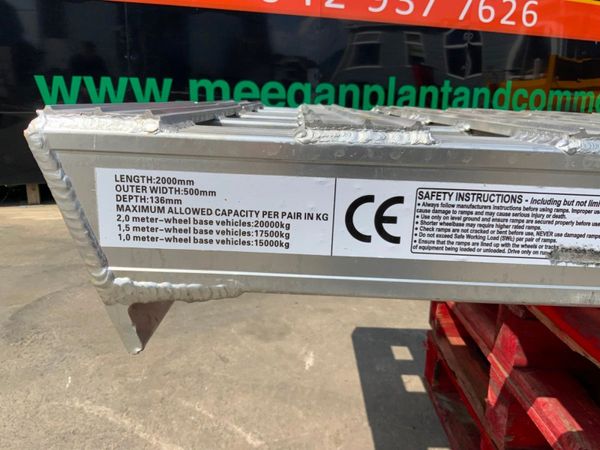 20t   ALUMINIUM TRAILER LOADING RAMPS.......5025. 354371295