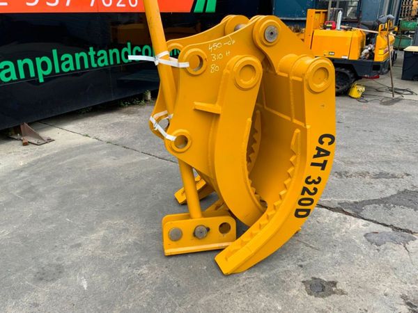 UNUSED 5 TYNE GRAPPLE....80mm PINS...7512. 354918367