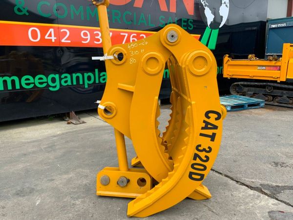 UNUSED 5 TYNE GRAPPLE....80mm PINS...7512. 354918371