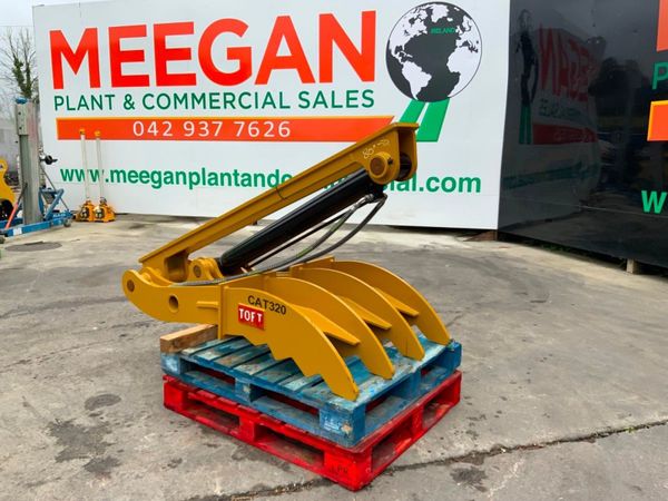 NEW HYDRAULIC THUMB GRAB....80mm PINS...7263 355154360