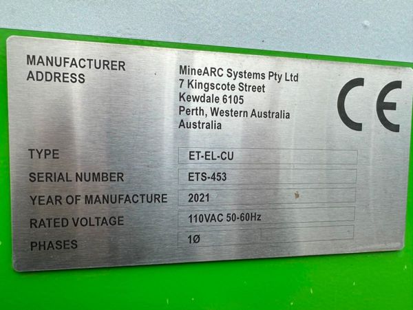 MINEARC  CONTAINED PORTABLE TOILET...ets453 355156661