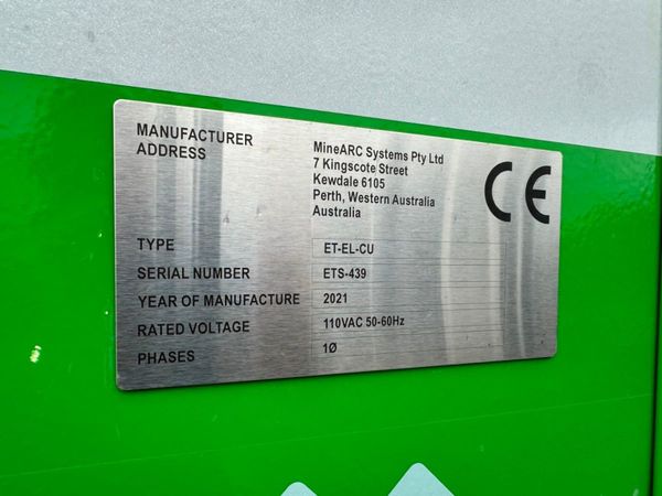 MINEARC  CONTAINED PORTABLE TOILET...ets439 355156911
