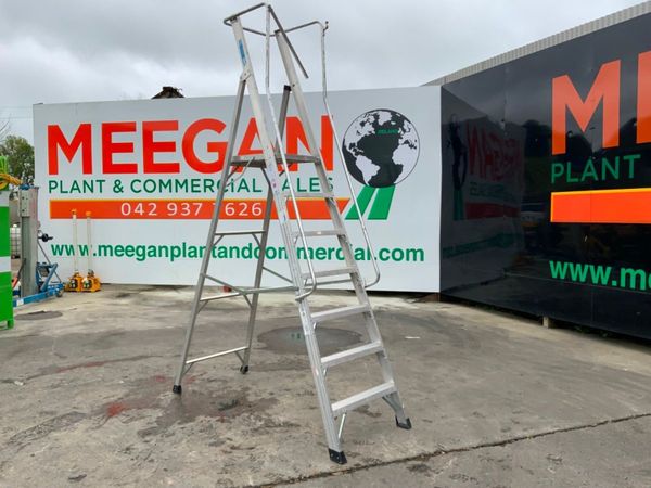 7 STEP ALLOY PLATFORM ACCESS LADDER....443. 355157583