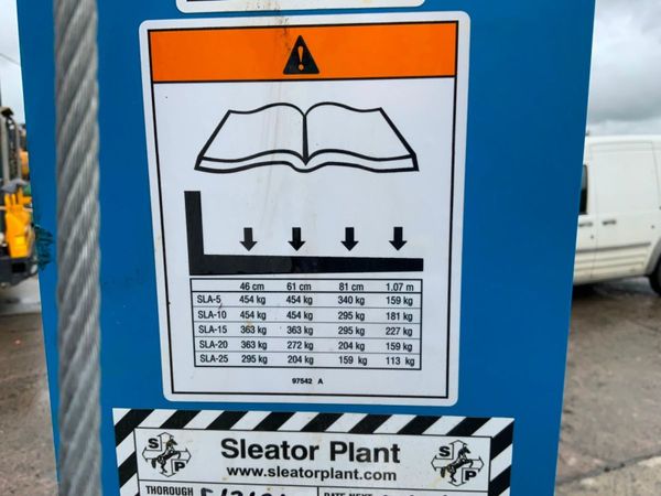 2023 GENIE SLA -15 MATERIAL LIFT........5369. 355590367