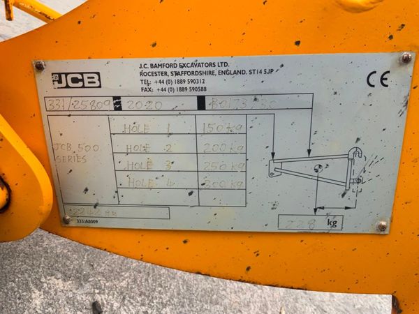 2020 JCB TRUSSMASTER EXTENDING JIB.....1377. 356322362
