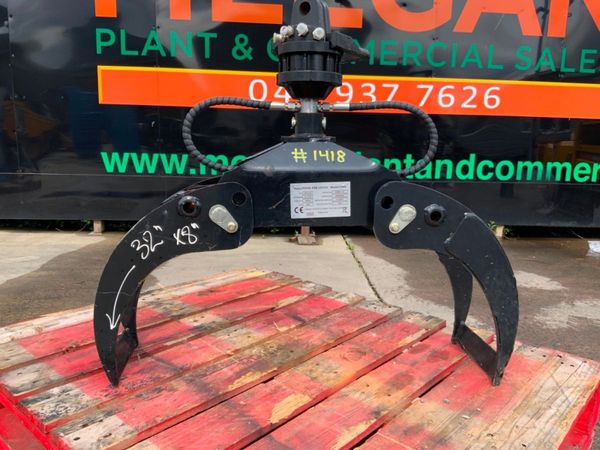 UNUSED MINI DIGGER LOG GRAPPLE..........1418. 356428977