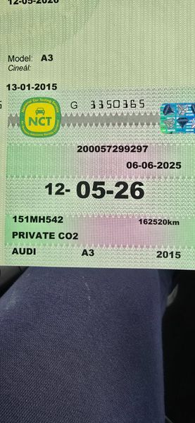 Audi A3 1.6 D.NCT 05-26 356650452