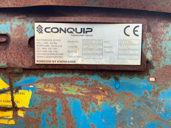 CONQUIP 1200lt AUTOLOCK SITE  SKIP.......1273.... 356890739