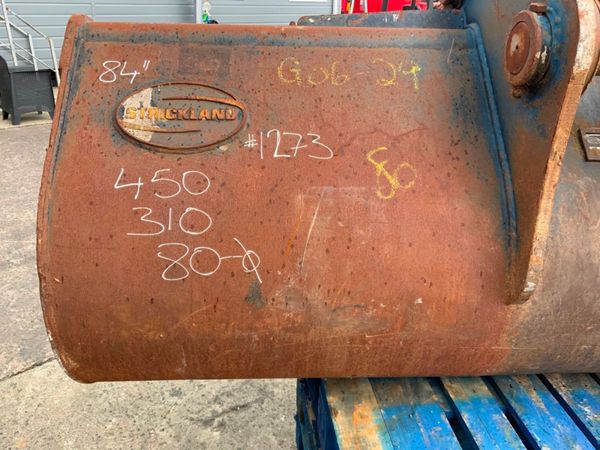 84" STRICKLAND GRADING BUCKET....80mm PINS....1273 357798694