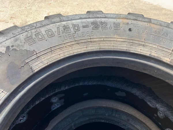 500-60-22.5 FLOATATION DUMPER TYRES....799. 357816569