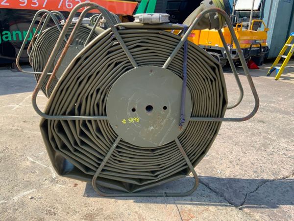 6" x 150ft LAY FLAT HOSE & REEL....EX MOD......38 358138579