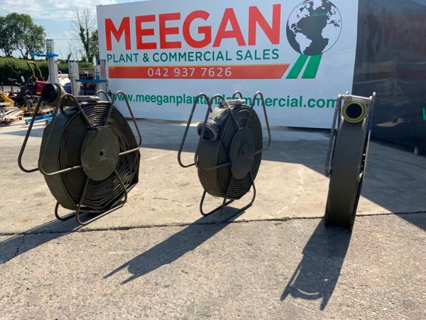 6" x 150ft LAY FLAT HOSE & REEL....EX MOD......38 358138593