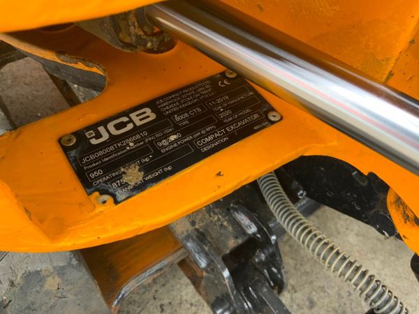 2020 JCB 8008 CTS MICRO DIGGER....1,173 hrs... 358406255