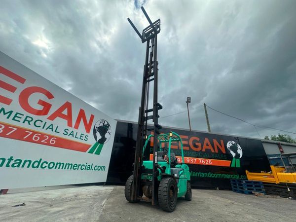 2009 MITSUBISHI 3 TON FORKLIFT....3 STAGE MAST 358695383