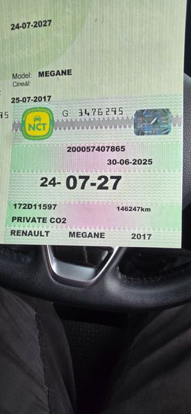 Renault Megane. NCT 07-27 359387551