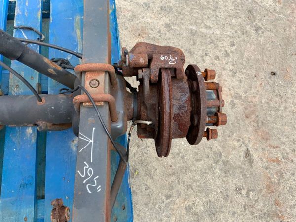 2013 IVECO DAILY TWIN WHEEL AXLE ASSEMBLY. 359591884